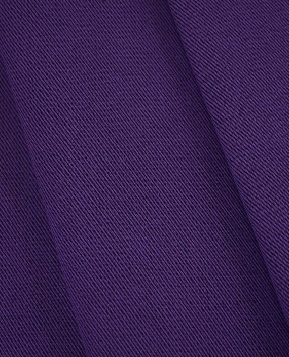 Ткань Хлопок Костюмный 2370 цвет фиолетовый картинка