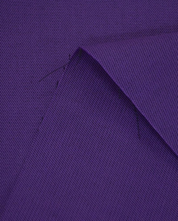 Ткань Хлопок Костюмный 2370 цвет фиолетовый картинка 1