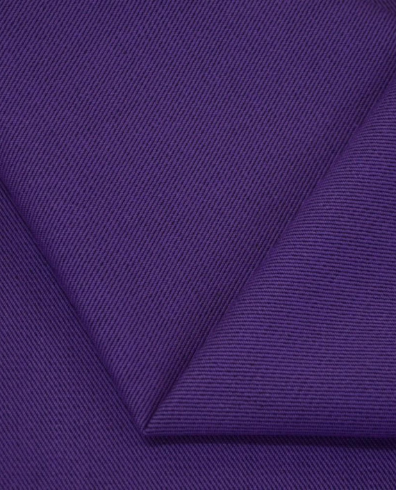 Ткань Хлопок Костюмный 2370 цвет фиолетовый картинка 2
