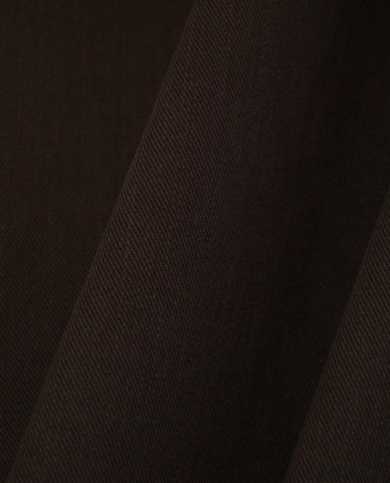 Ткань Хлопок Костюмный 2371 цвет коричневый картинка