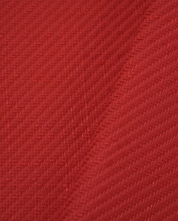 Ткань Хлопок Костюмный 2372 цвет красный полоска картинка