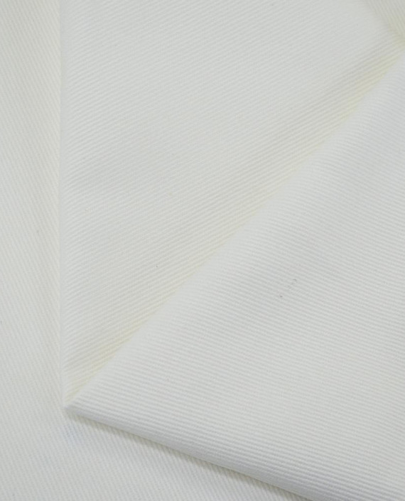 Ткань Хлопок Костюмный 2382 цвет белый картинка 2