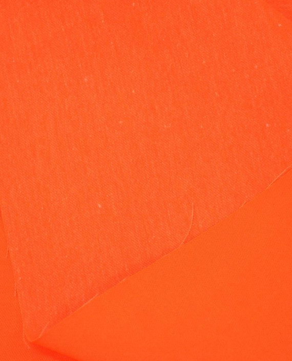 Ткань Хлопок Костюмный 2395 цвет оранжевый картинка 1
