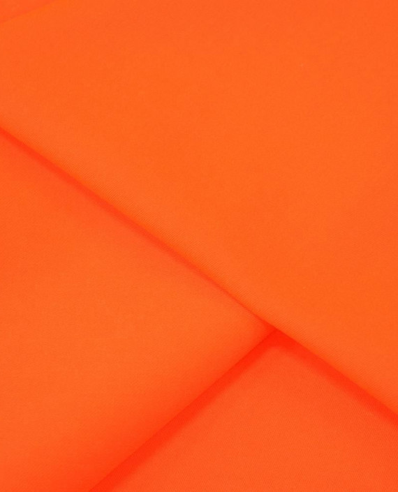Ткань Хлопок Костюмный 2395 цвет оранжевый картинка 2