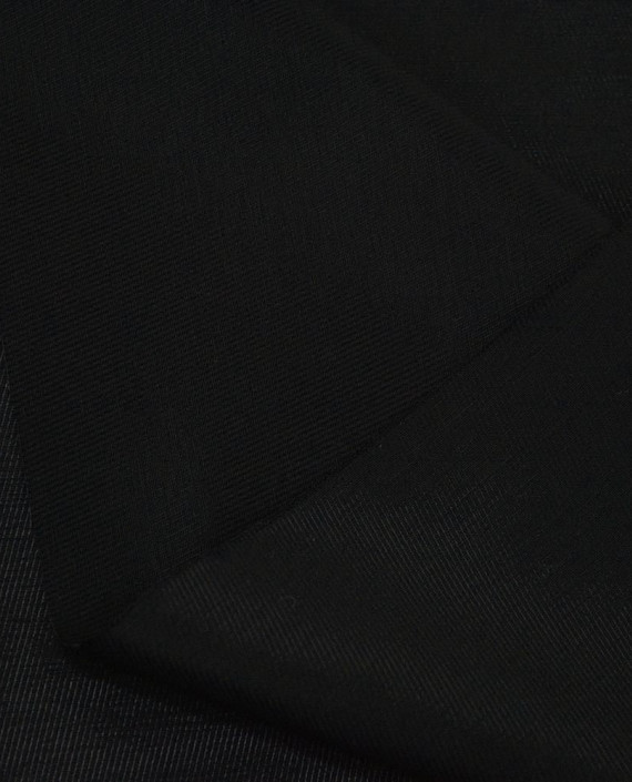 Ткань Хлопок Костюмный 2400 цвет черный картинка 1