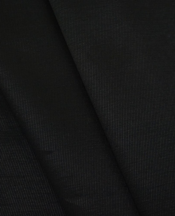Ткань Хлопок Костюмный 2400 цвет черный картинка 2
