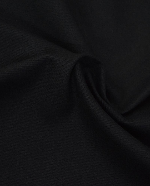 Ткань Хлопок Костюмный 2402 цвет черный картинка