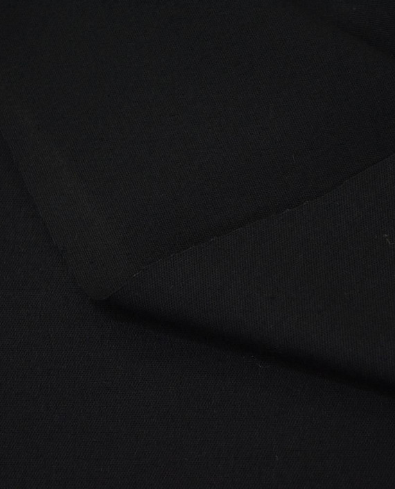 Ткань Хлопок Костюмный 2402 цвет черный картинка 1