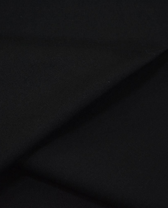 Ткань Хлопок Костюмный 2402 цвет черный картинка 2