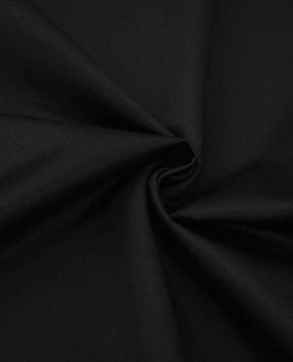 Ткань Хлопок Костюмный 2412 цвет черный картинка