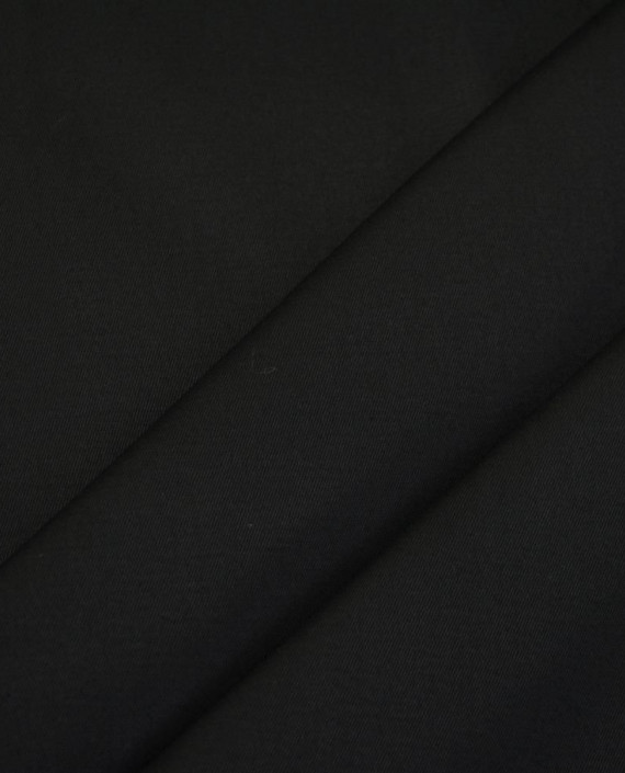 Ткань Хлопок Костюмный 2412 цвет черный картинка 1