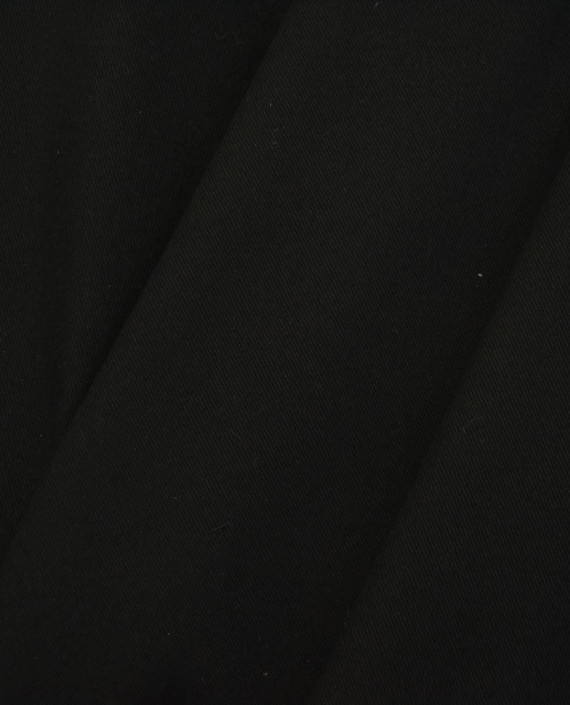 Ткань Хлопок Костюмный 2414 цвет черный картинка 1