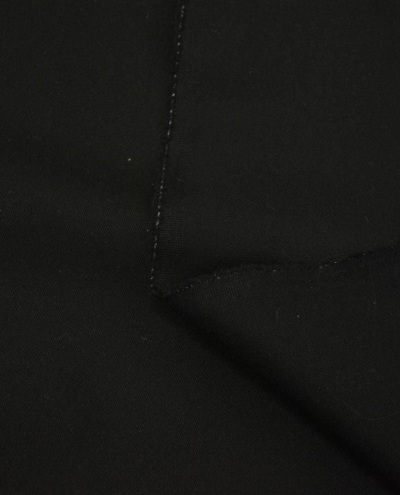 Ткань Хлопок Костюмный 2414 цвет черный картинка 2