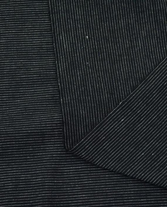Ткань Хлопок Костюмный 2422 цвет серый полоска картинка 2