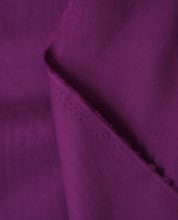Ткань Рубашечная Хлопок 2425 цвет фиолетовый картинка 2