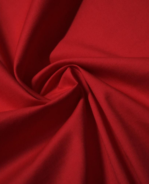 Ткань Рубашечная Хлопок 2427 цвет красный картинка