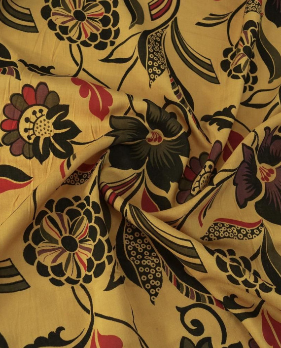 Ткань Рубашечная Хлопок 2434 цвет разноцветный цветочный картинка