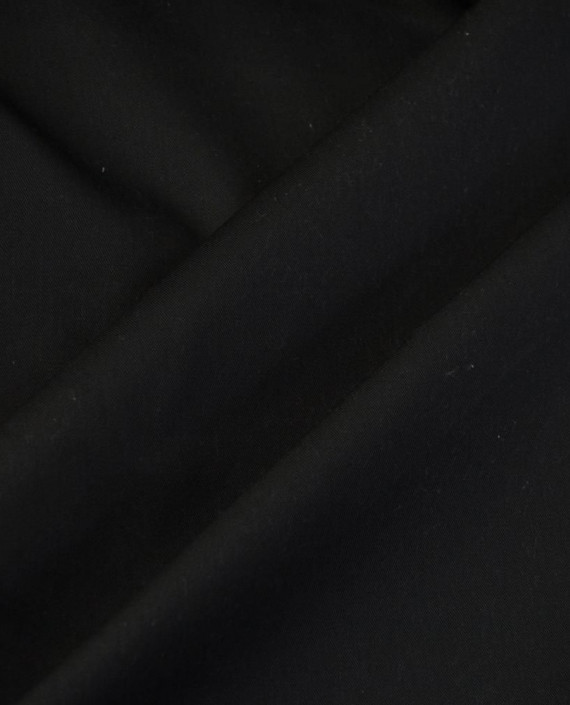 Ткань Хлопок Костюмный 2450 цвет черный картинка 1
