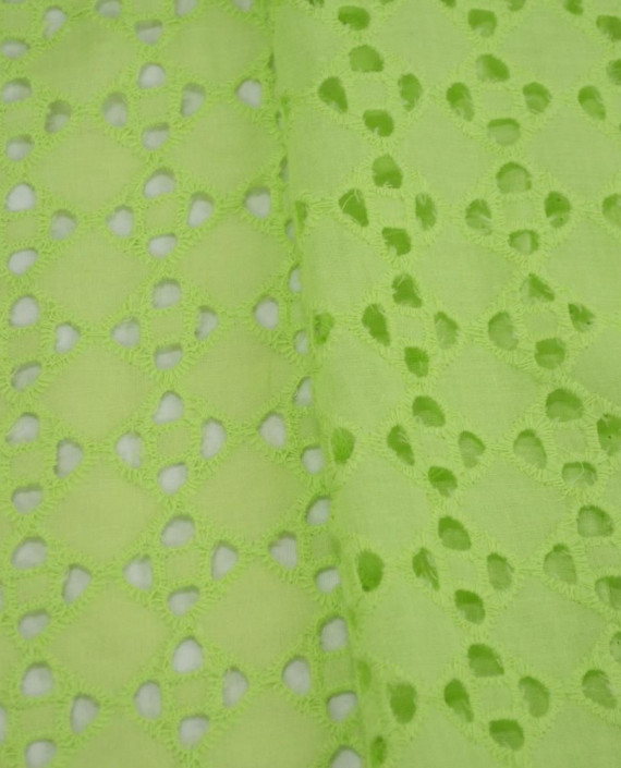  Последний отрез-2м Ткань Хлопок Шитье 12463 цвет зеленый геометрический картинка 1