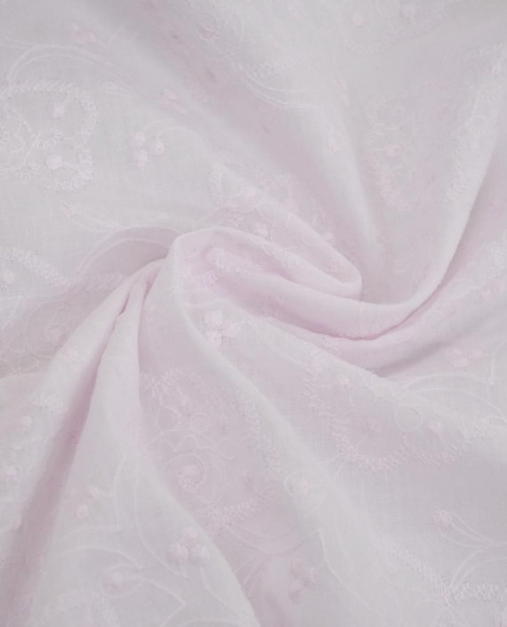 Ткань Хлопок Шитье 2469 цвет розовый цветочный картинка