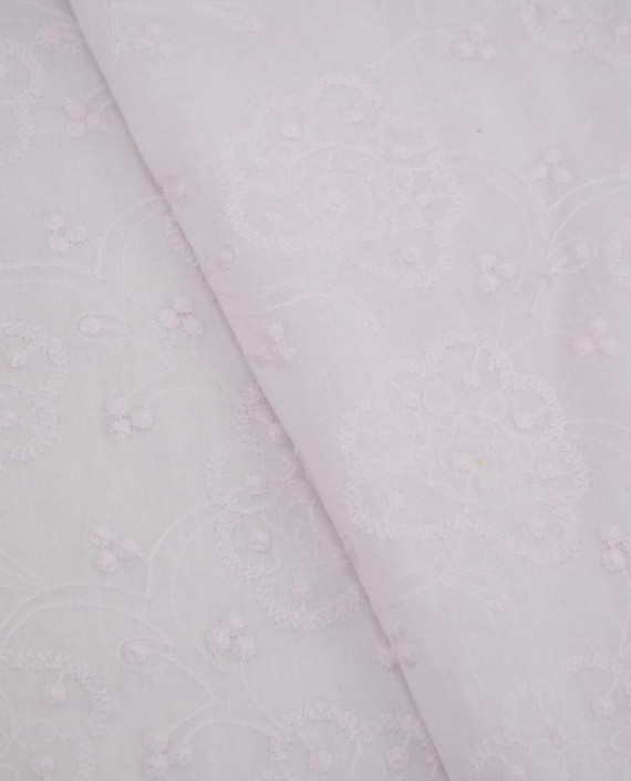 Ткань Хлопок Шитье 2469 цвет розовый цветочный картинка 2