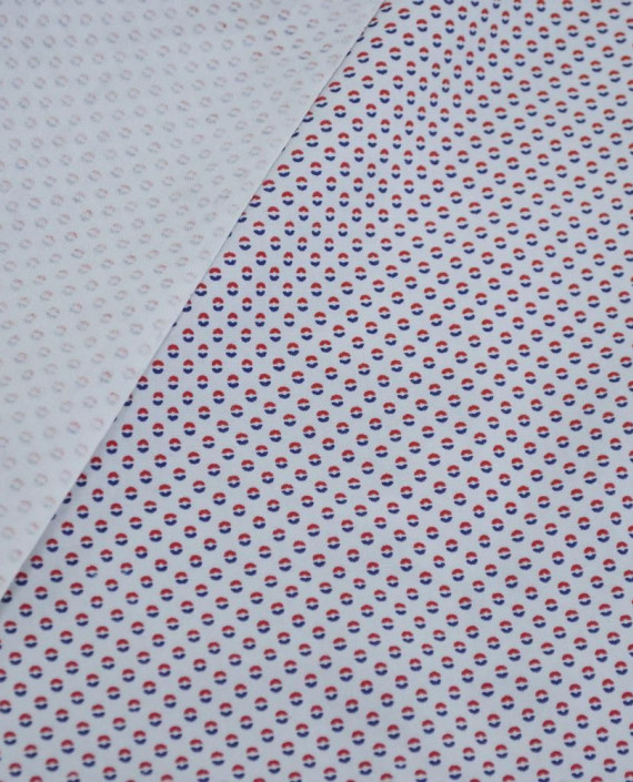Ткань Хлопок Принт 2504 цвет серый геометрический картинка 2