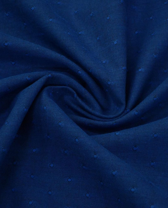 Ткань Хлопок Костюмный 2538 цвет синий крупа картинка