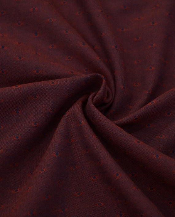 Ткань Хлопок Костюмный 2542 цвет бордовый крупа картинка