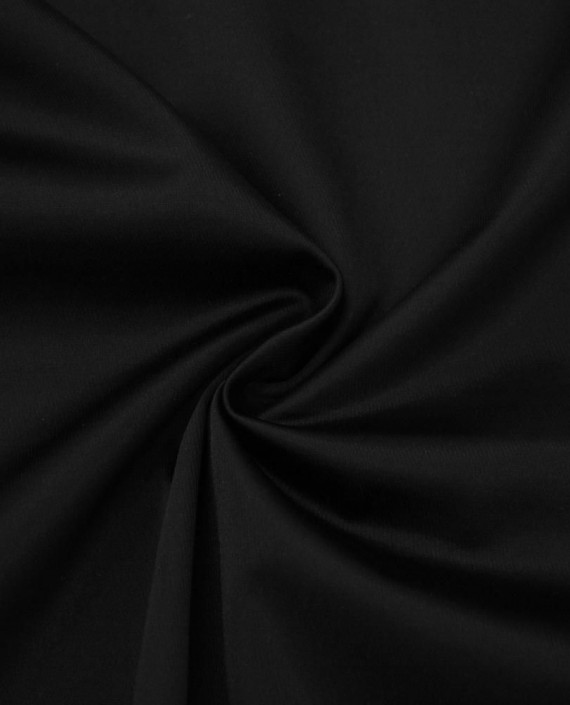 Ткань Сатин Костюмный 2559 цвет черный картинка