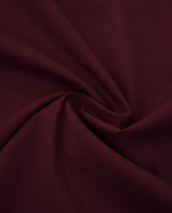 Ткань Хлопок Рубашечный 2563 цвет бордовый картинка