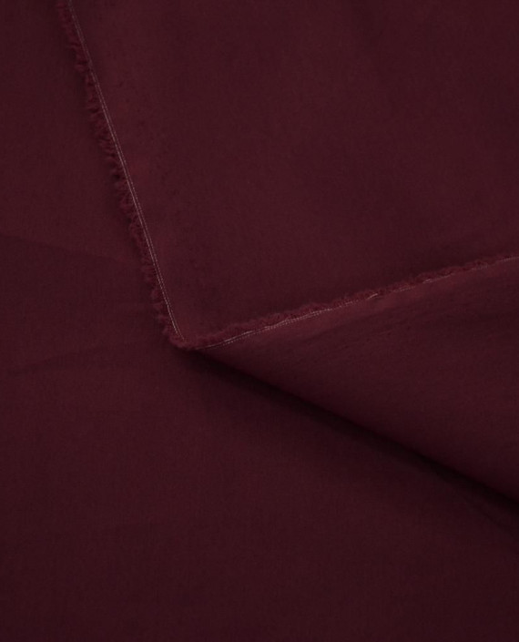 Ткань Хлопок Рубашечный 2563 цвет бордовый картинка 2