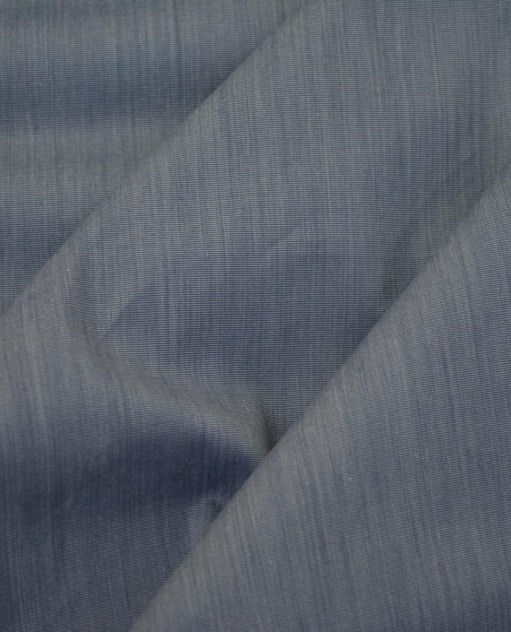 Ткань Хлопок Рубашечный 2566 цвет синий картинка 2