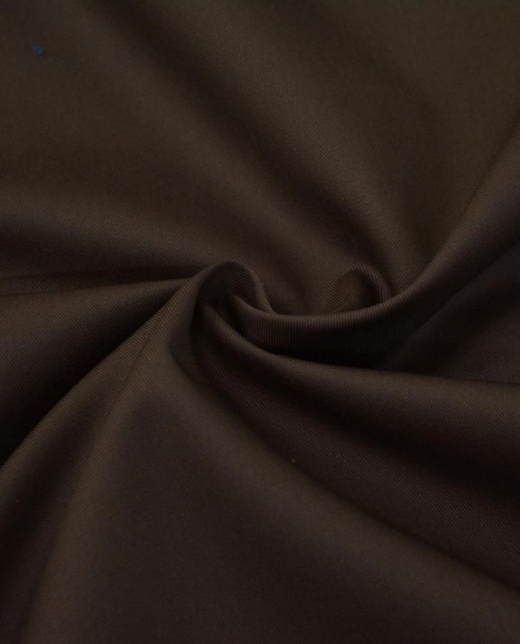 Ткань Костюмная Хлопок 2582 цвет коричневый картинка