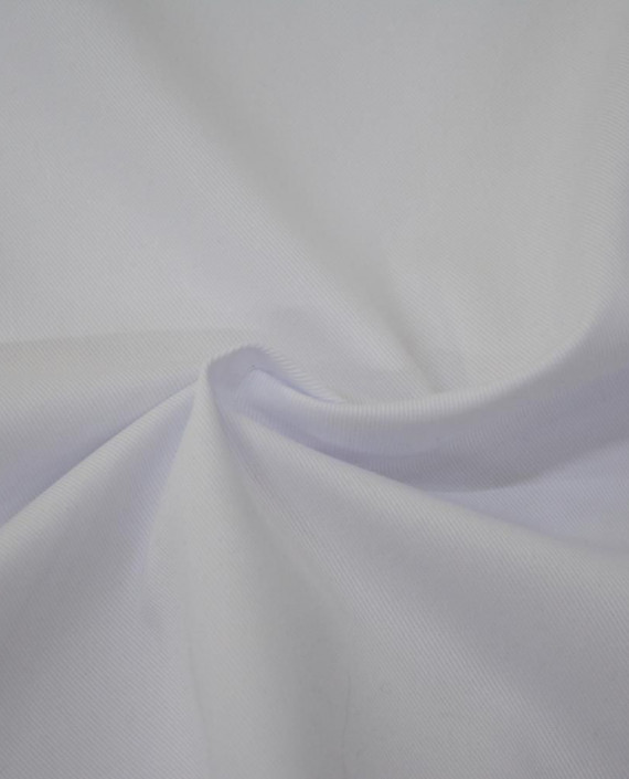 Ткань Костюмная Хлопок 2586 цвет белый картинка
