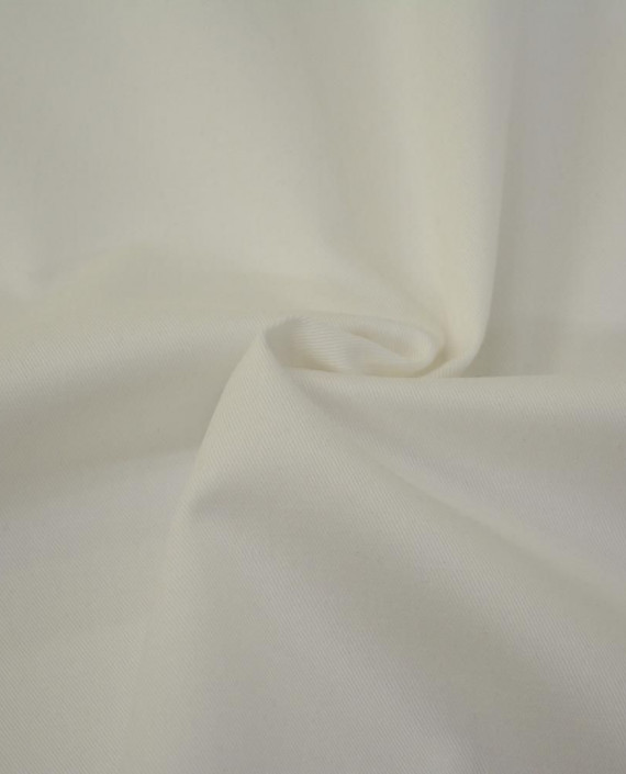 Ткань Костюмная Хлопок 2589 цвет белый картинка