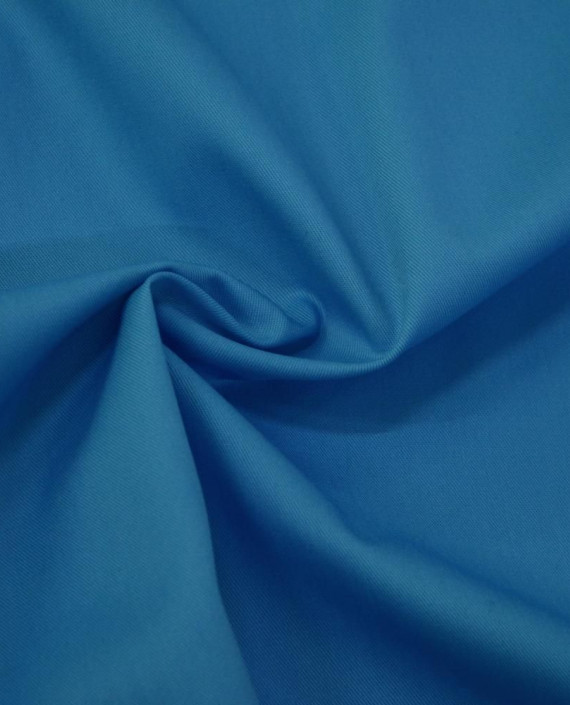 Ткань Костюмная Хлопок 2596 цвет голубой картинка