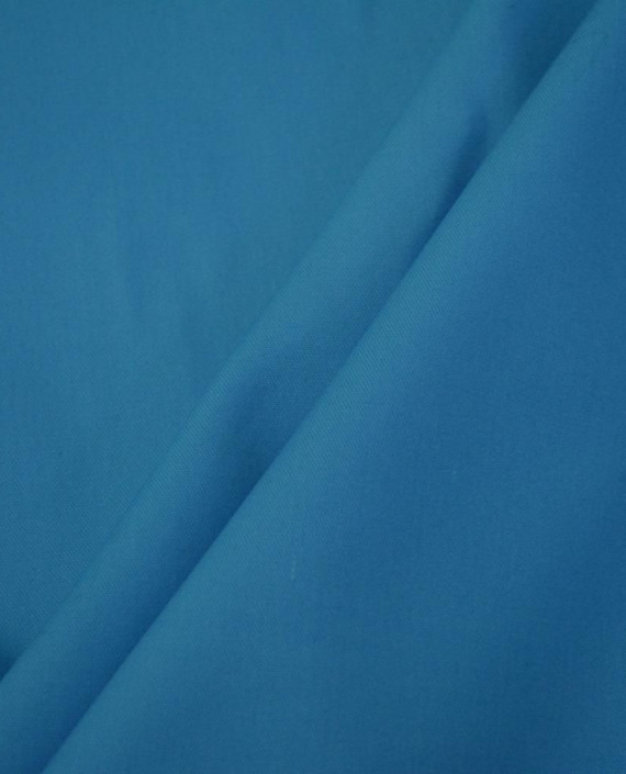Ткань Костюмная Хлопок 2596 цвет голубой картинка 1