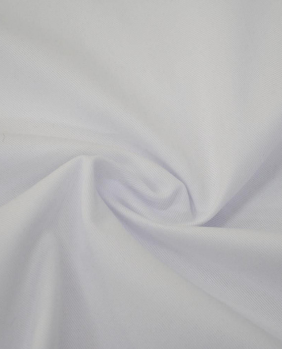 Ткань Костюмная Хлопок 2597 цвет белый картинка