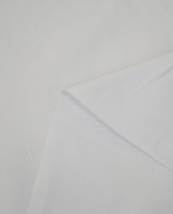 Ткань Костюмная Хлопок 2597 цвет белый картинка 2