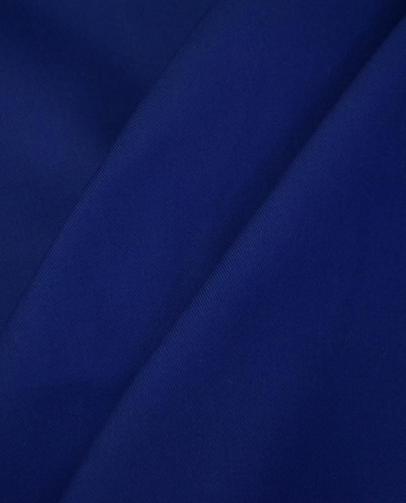 Ткань Костюмная Хлопок 2601 цвет синий картинка 2