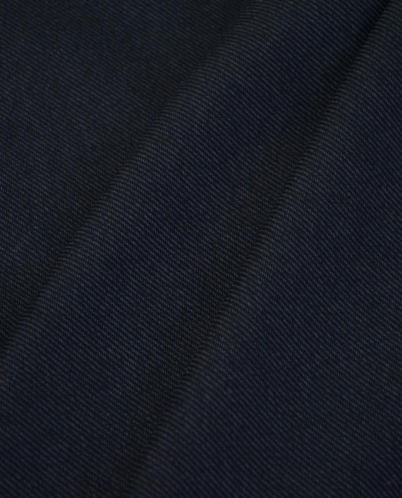 Ткань Костюмная Хлопок 2602 цвет синий картинка 1