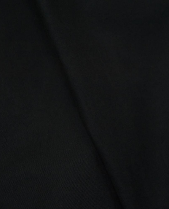 Ткань Костюмная Хлопок 2610 цвет черный картинка 2