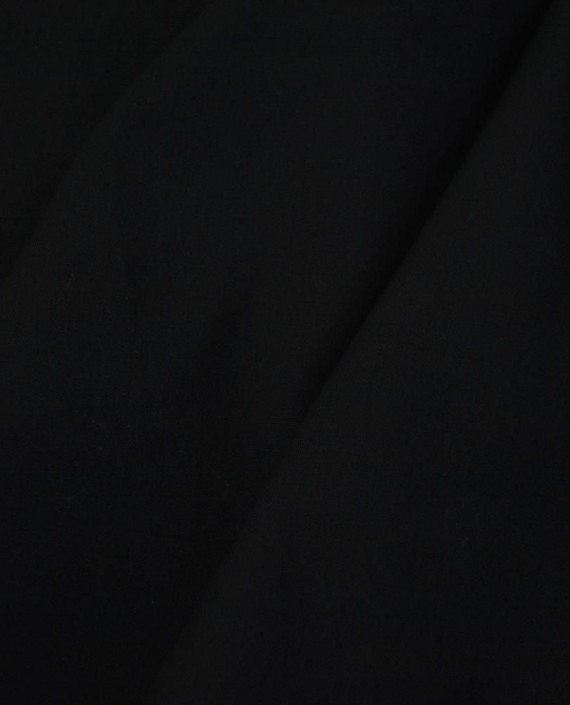 Ткань Костюмная Хлопок 2611 цвет черный картинка 1