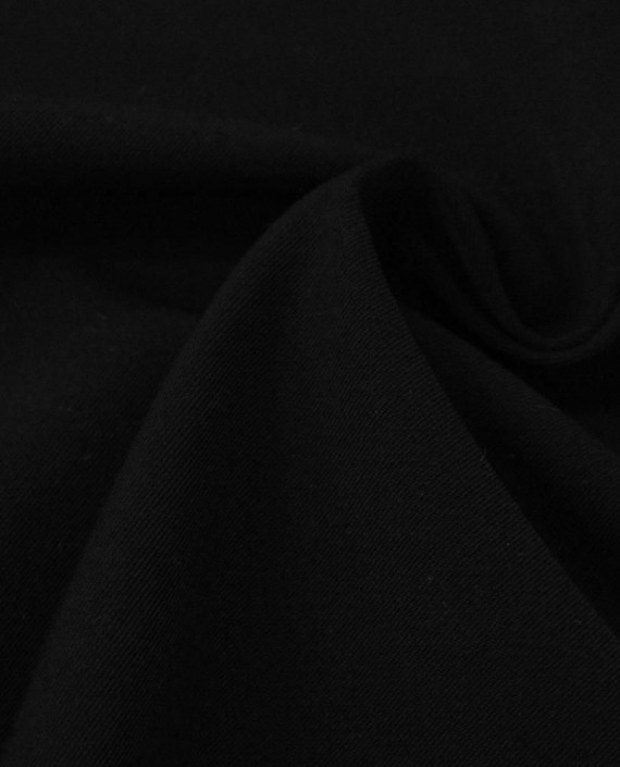 Ткань Костюмная Хлопок 2612 цвет черный картинка