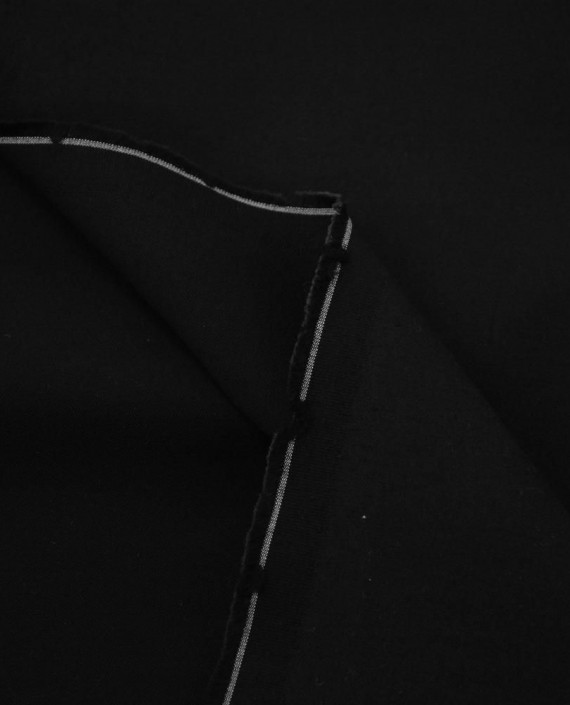 Ткань Костюмная Хлопок 2612 цвет черный картинка 2