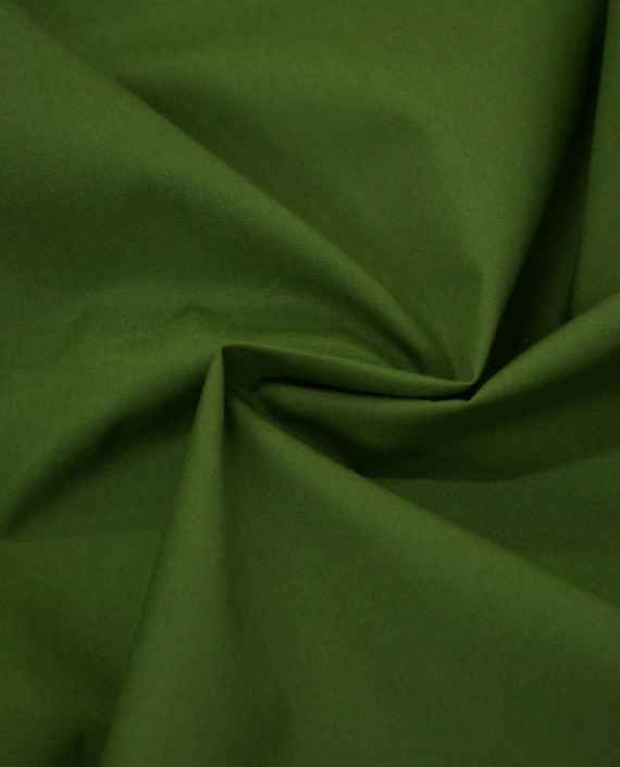 Ткань Костюмная Хлопок 2638 цвет зеленый картинка