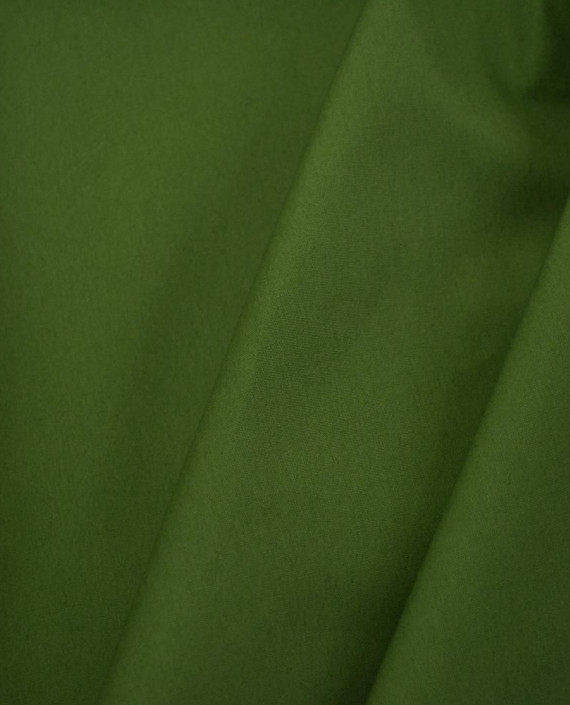 Ткань Костюмная Хлопок 2638 цвет зеленый картинка 1