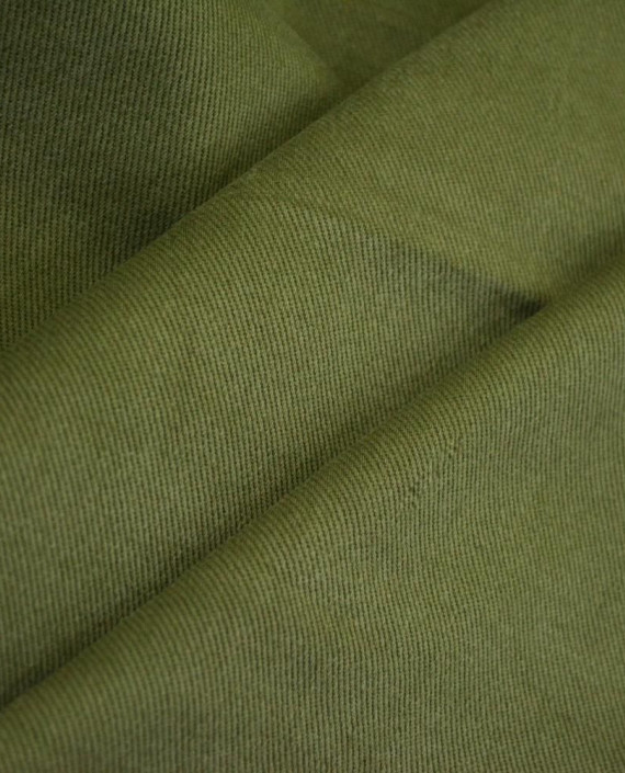 Хлопок Костюмный 2763 цвет зеленый полоска картинка 1