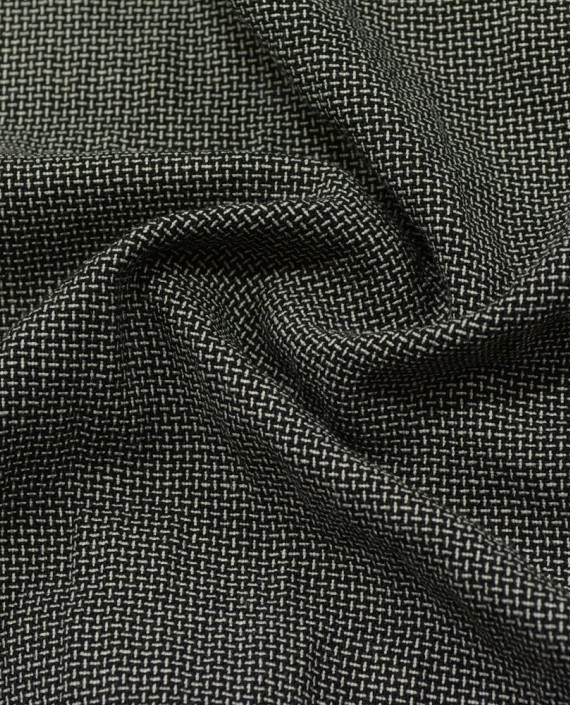 Хлопок Костюмный 2837 цвет серый геометрический картинка