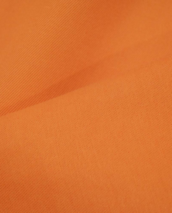Хлопок костюмный 3053 цвет оранжевый картинка 2